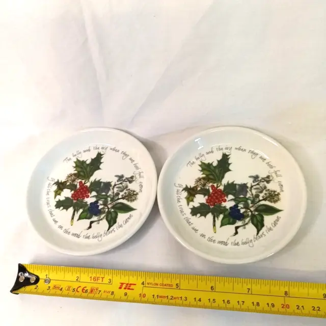 Portmeirion The Holly & The Ivy Sweet Dishes Christmas 4in