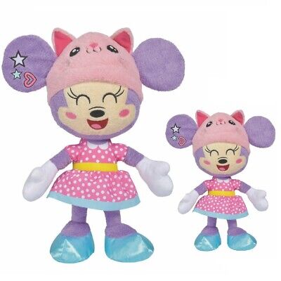 2x Minnie Mouse Peluche Grande 45cm + Piccolo 25cm Originale Disney Tokyo Acqua