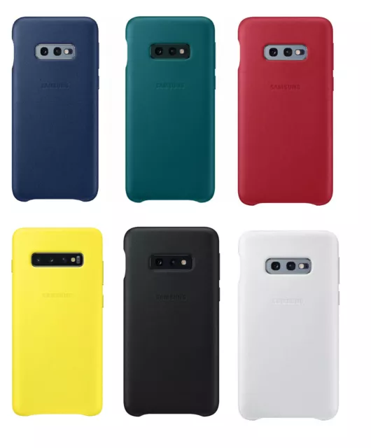 Samsung Protection Cuir Véritable Housse pour Samsung Galaxy S10e