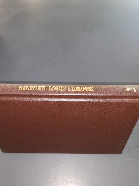1982 cowboy WESTERN Louis L'Amour Collection LEATHERETTE edition KILRONE