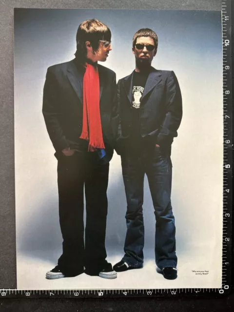 OASIS  - NOEL AND LIAM  11x8'  Magazine Photo Page M102