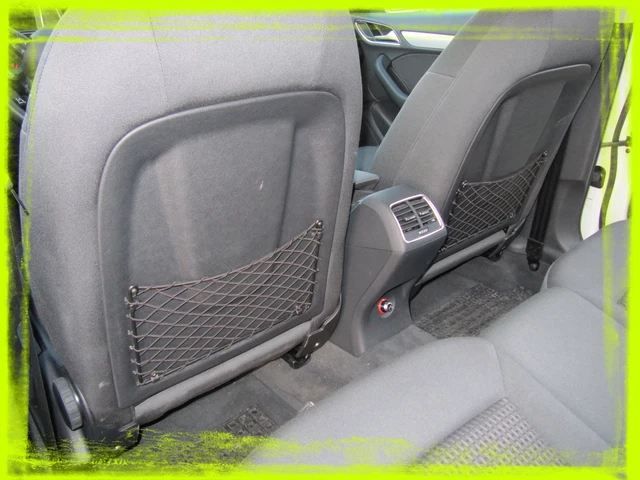 2 Tasche Portaoggetti Per Auto WINUERK - Rete Organizzatrice Per Sedili Con Velcro, Ideale Per Phone, Ombrelli - Foto 7