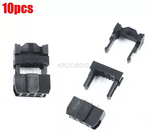 10Pcs 2.54MM Pitch 6Pin FC-6P Idc Fc Female Header Connector 3Pcs/Set vo