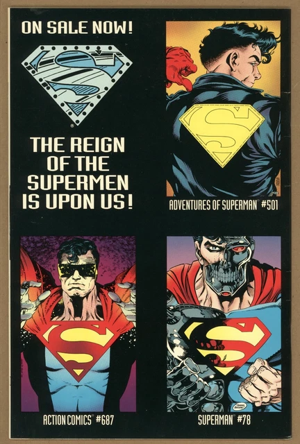 Superman Man of Steel 22 (1991 DC Comics) Die-Cut Collectors Edition VF 2
