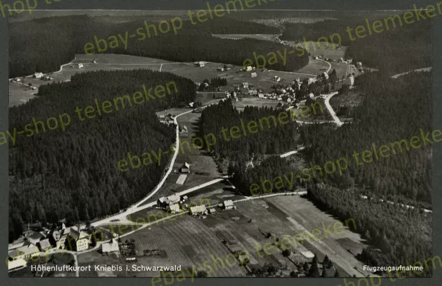 orig Foto Luftbild Kurhotel Kniebis-Lamm Schwarzwaldhochstraße Freudenstadt 1957