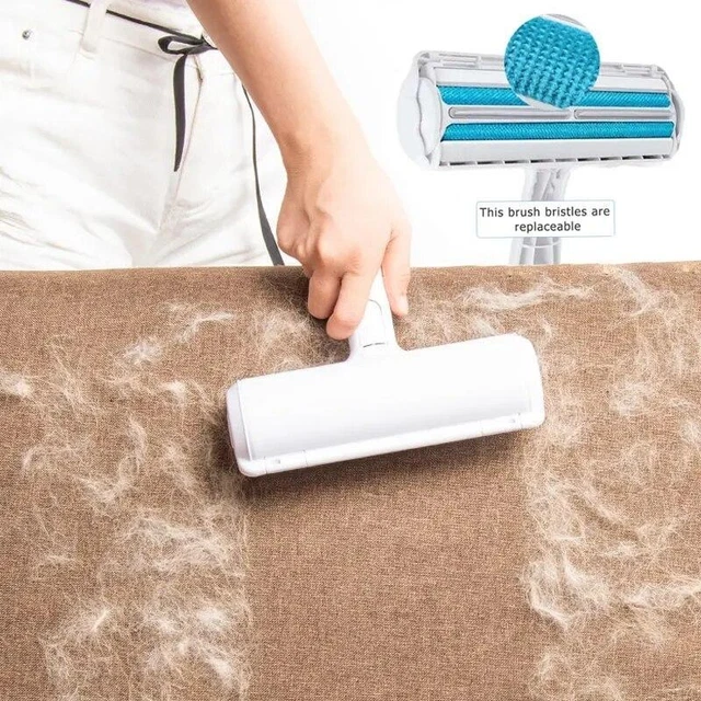 Pet Hair Remover Sofa Clothes Lint Cleaning Brush Reusable Dog Cat Fur Roller