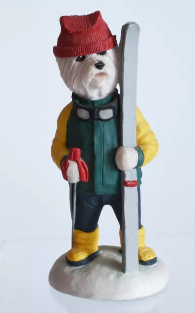 Very Cute Robert Harrop CC25c West Highland Terrier Going Skiing