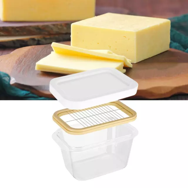 Navaris Récipient pour beurre - Beurrier 6 x 15,5 x 10, 5 cm avec couvercle  en acacia - Boîte hermétique anneau en silicone - Fromages légumes :  : Cuisine et Maison