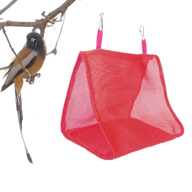 1 stück Pet Papagei Hängen Käfig Vogel Dreieck Hängematte Belüftung Hängen