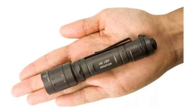 Surefire Aviator 2L Olive Drab Flashlight with Dual LED Output, A2L