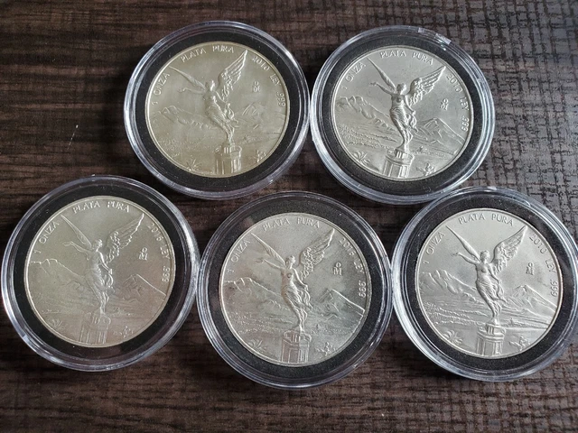 Mexican Libertad Lot Of 5