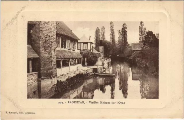 CPA ARGENTAN - Old Houses on the Orn (29540)