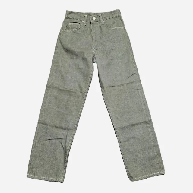 Vintage 60s LEVIS Jeans 361 Big-E Denim Kids Sz 12 W 26 Made In USA Sanforized