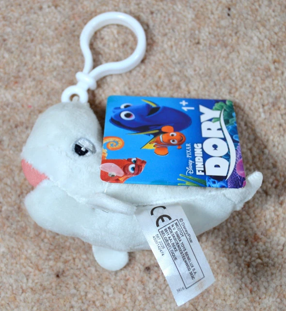 DISNEY PIXAR FINDING Dory Bailey Beluga Whale 4" Inch Soft Plush