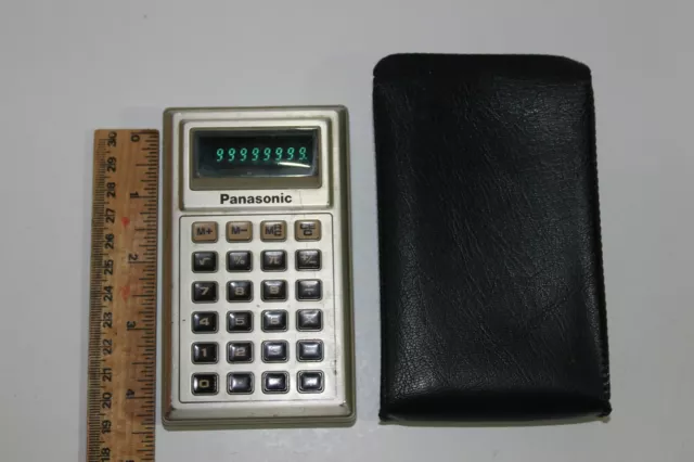 Vintage Panasonic JE-8221U Electronic Calculator & Slipcase