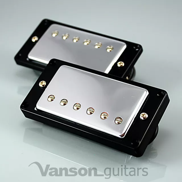 NEW Vanson '59 Alnico V Chrome PAF style Humbucker Set for Gibson ® Epiphone ®*