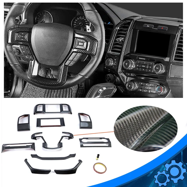 FOR 20152020 FORD F150 F150 Carbon Fiber Style Interior Decor