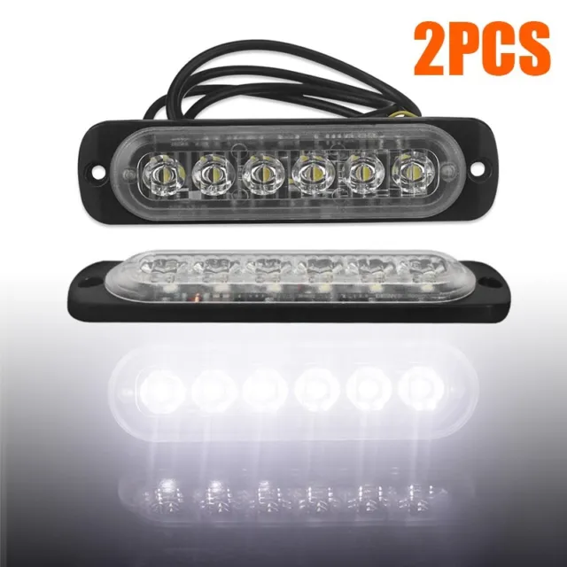 12V LED Flush-Mount Flood Light Bar Driving Off-Road Led Waterproof Work Light