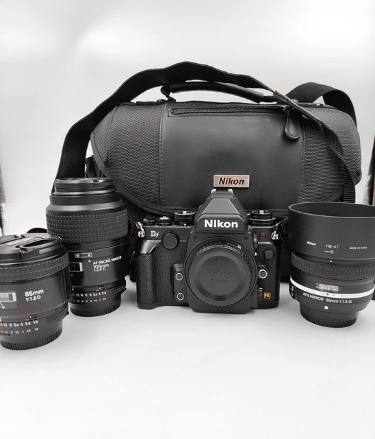 Nikon Df 16.2MP DSLR Camera (50mm f/1.8 Lens Kit) w/ Extra 2 lens - [Shutter 6k]