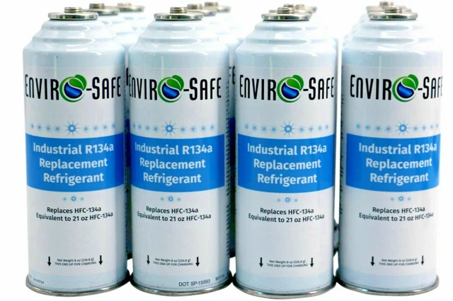 Envirosafe Industrial Modern AC Coolant AUTO A/C Replacement (12) Cans