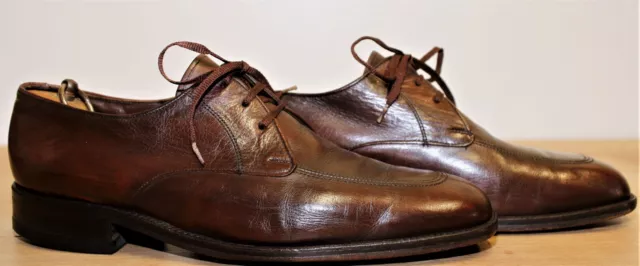 Chaussures homme derbies FREEMAN tout cuir marron 10D US 9,5 UK 44FR