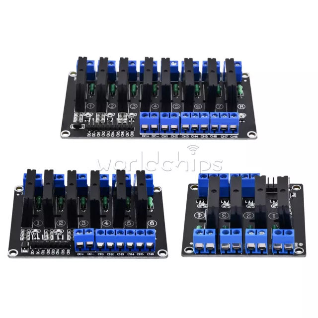 5V 4/6/8 SSR Channel Solid State Relay Module Low Level Relay Module for Arduino