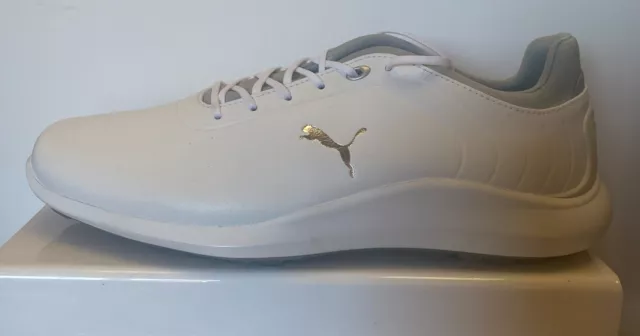 PUMA S'Enflammer Pro Golf Chaussures Blanc UK 9 US 10 Eu 43 Réf 64