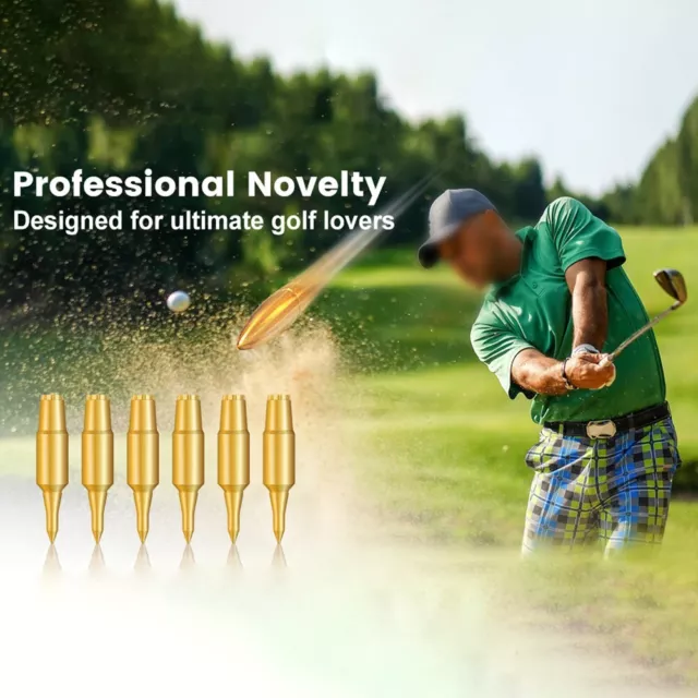 Stylish High Hardness For Golf Tees for Improved ForFor Golf Shots 6 Count