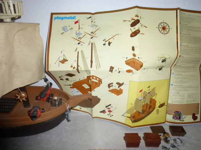 Playmobil 3550 Schiff alt Klicky Konvelute aus den 80er  Rarität KG  UVM 3