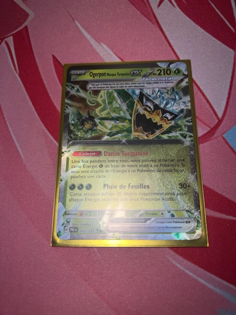 Pokemon Ogerpon masque Turquoise EX 012/131 Evolution prismatique EV8.5 Pokemon Ogerpon masque Turquoise EX 012/131 Evolution prismatique EV8.5