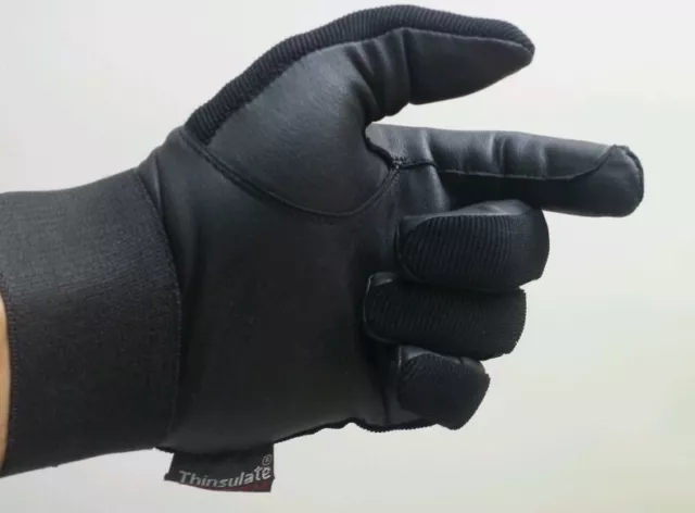 Brand New Horse Riding Gloves Black Thinsulate/synthetic leather XXS