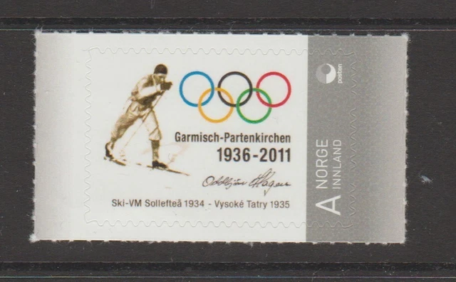 2011 Norway Olympic gold medal winner Oddbjørn Hagen (MNH) olympic games 1936