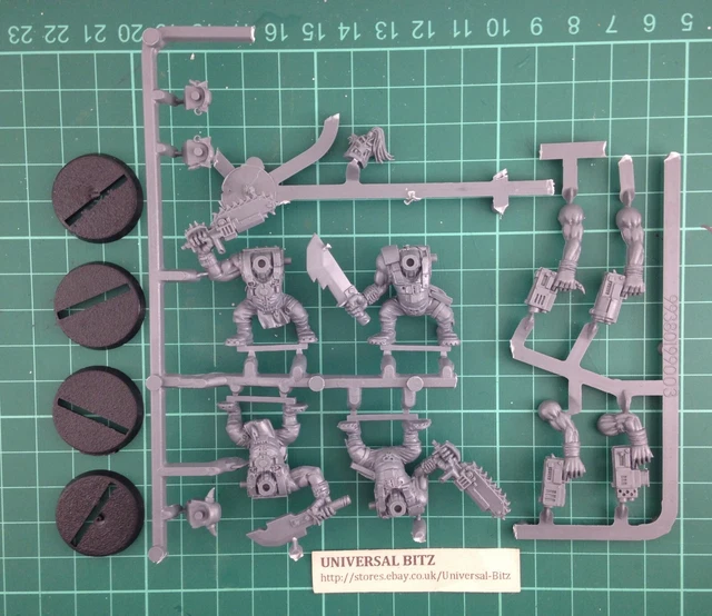 Boyz x 4 D Assault on Black Reach Warhammer 40K Space Orks RARE OOP W6