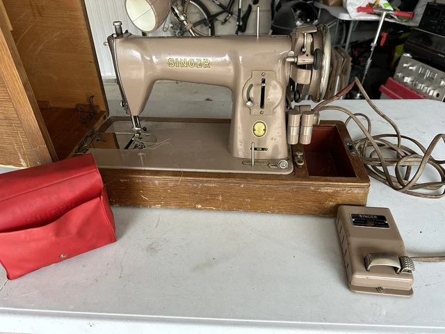 MACHINE À COUDRE SINGER Ancienne Courroie A Changer Vintage