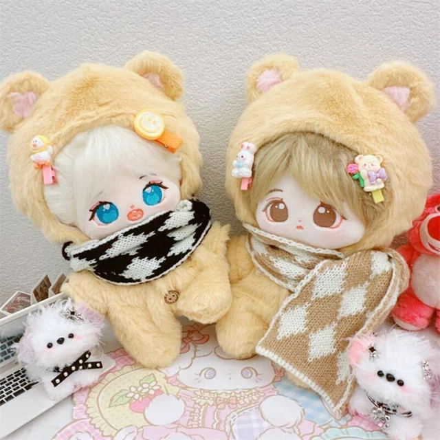 Mini Doll Clothes Cute Plush Jumpsuit Idol Doll Outfit  20cm Cotton Doll