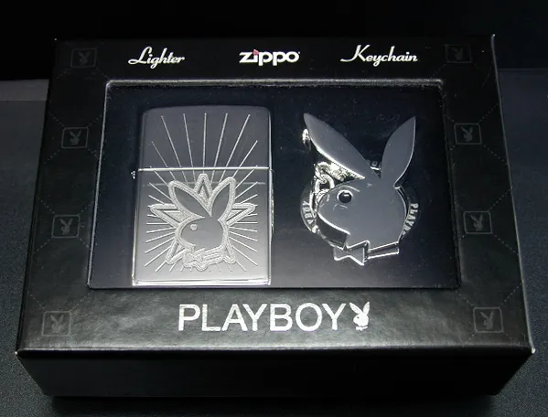 Playboy Zippo Lighter & Key Chain Set (24464)