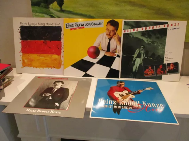 Heinz Rudolf Kunze 5 LP Vinyl Schallplatte PopRock HeinzR.K.P1