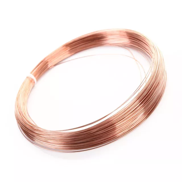 Unplated bare pure Copper Round Wire 0.2mm - 5mm Jewelry Making / Wire Craft