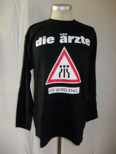 Langärmliges Herren T- Shirt mit Beschriftung von Promodoro, Schwarz, Gr. M