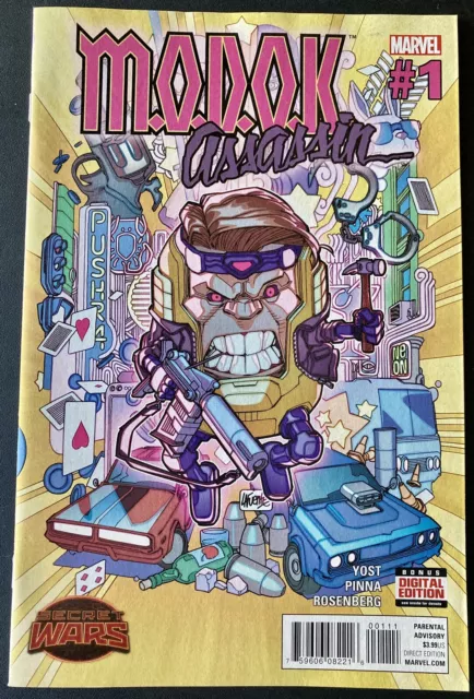 MODOK Assassin #1 NM 1st Print Marvel 2015 Secret Wars Christopher Yost HULU