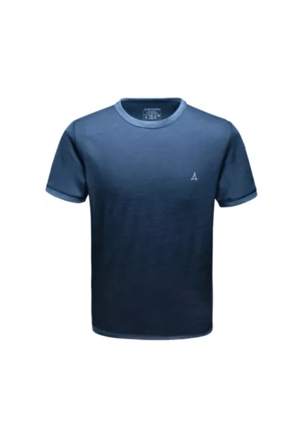 Schöffel Merino Sport Shirt Herren 1/2 Arm 21430 blau