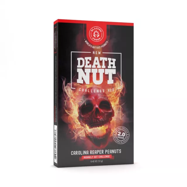 The Death Nut Challenge Version 2.0 world's hottest Carolina reaper peanuts