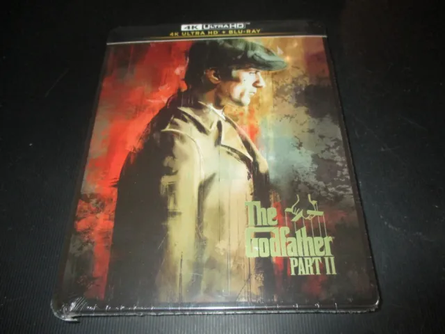Steelbook Blu-Ray 4K + Blu-Ray Neuf "The Godfather, Part Ii (Le Parrain 2)"