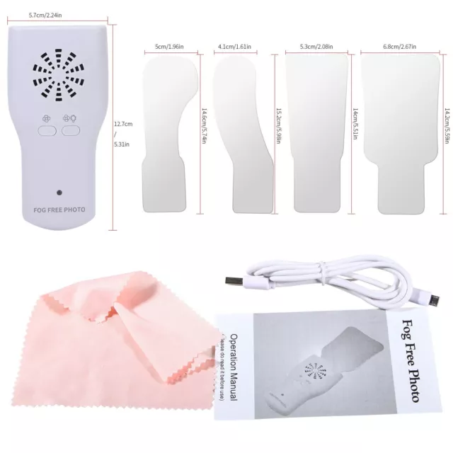 New Dental Occlusal Mirror Fog Free LED Intra Oral Photo System w/ 4 Mirrors Kit