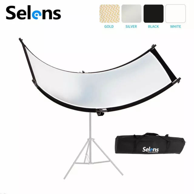 Selens 59x24" gebogenes Licht Reflektor Diffusor für Portrait Studio Fotografie