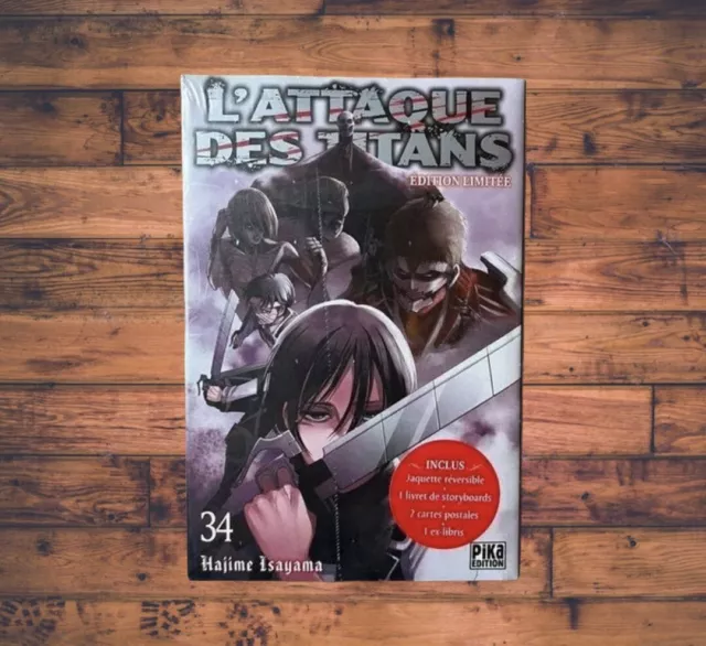 L'Attaque des Titans - Tome 34 - Edition limitée - SNK T34 Collector - Neuf