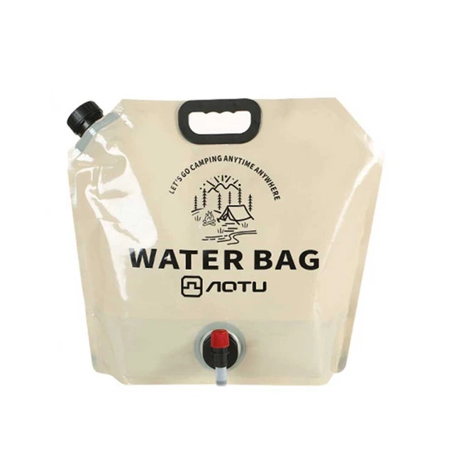 Borsa ad acqua campeggio esterno con design pieghevole capacità 9 litri resiste