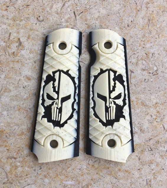 Custom 3D Printed Magwell Grips For Full Size 1911 – Fits Colt, Kimber, Springfield, And Clones