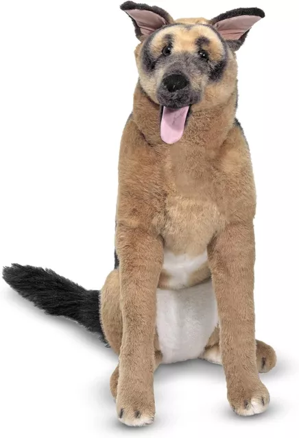 Melissa & Doug Giant German Shepherd - Lifelike Stuffed Animal Dog (over 2 feet 2