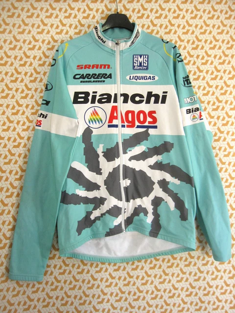 Maillot cycliste Ag2R Porté Sylvain CALZATI Manche Longue Jersey Vintage - 3 / M | eBay